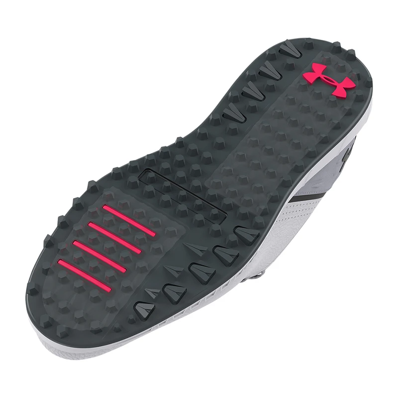 UnderArmour Mens Hovr Drive 2 SL E Golf Shoes White Mod Gray Black