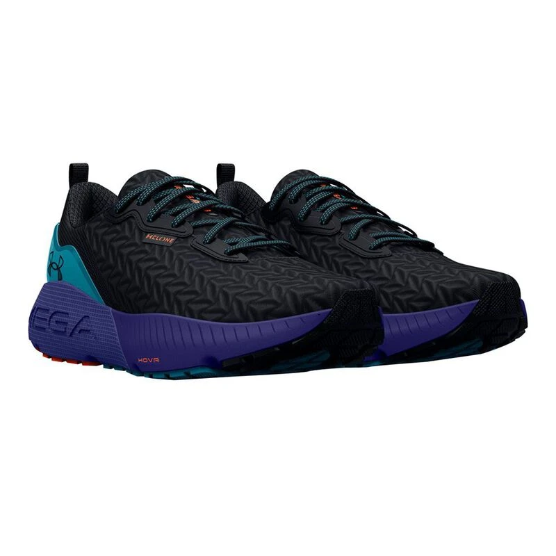 UnderArmour Mens Hovr Mega 3 Clone Running Shoes Black Sonar Blue Bla