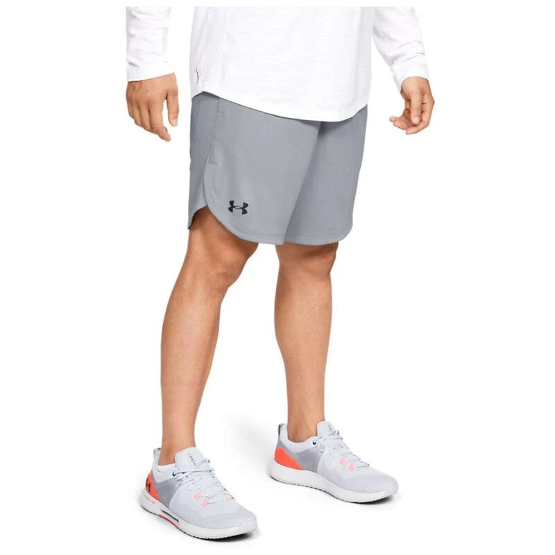 Under Armour Mens Knit Training Shorts (Gray)