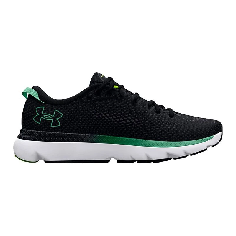 UnderArmour Mens Hovr Infinite 5 Running Shoes Black White Green Br
