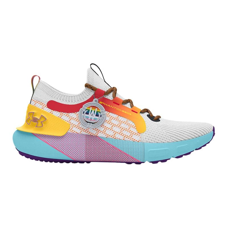 Under Armour Hovr Phantom 3 SE Pride Running Shoes White Sportpurs