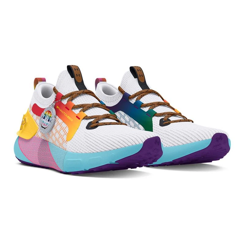 Under Armour Hovr Phantom 3 SE Pride Running Shoes White Sportpurs