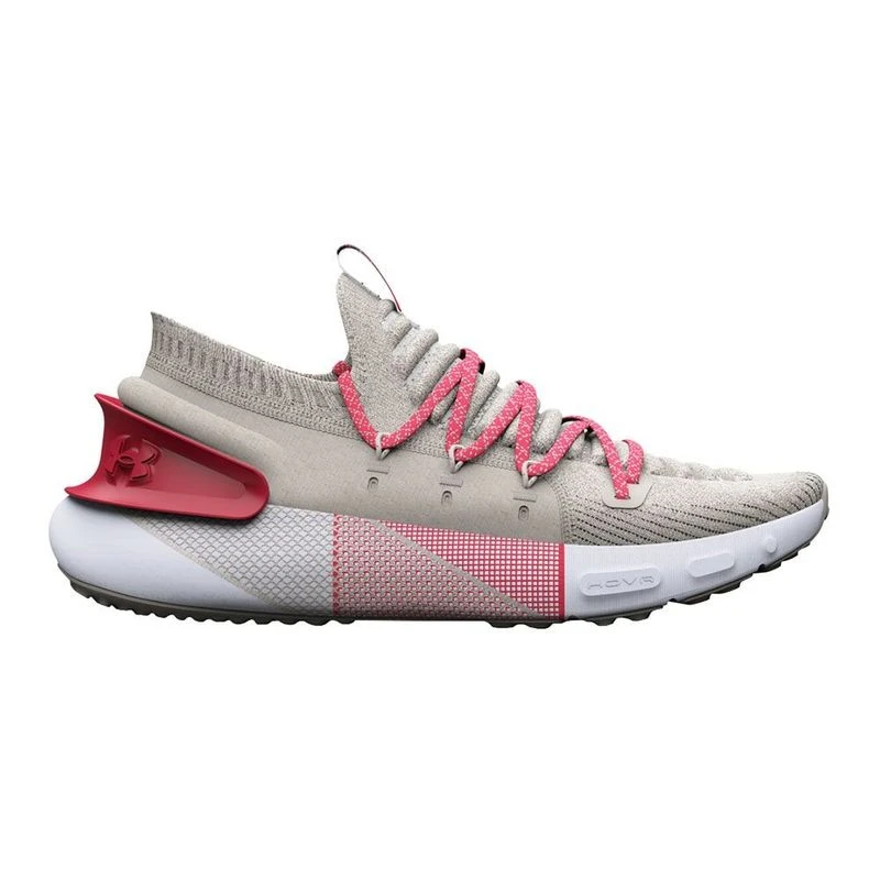UnderArmour Womens HOVR Phantom 3 RFLCT Running Shoes White Fog Pink