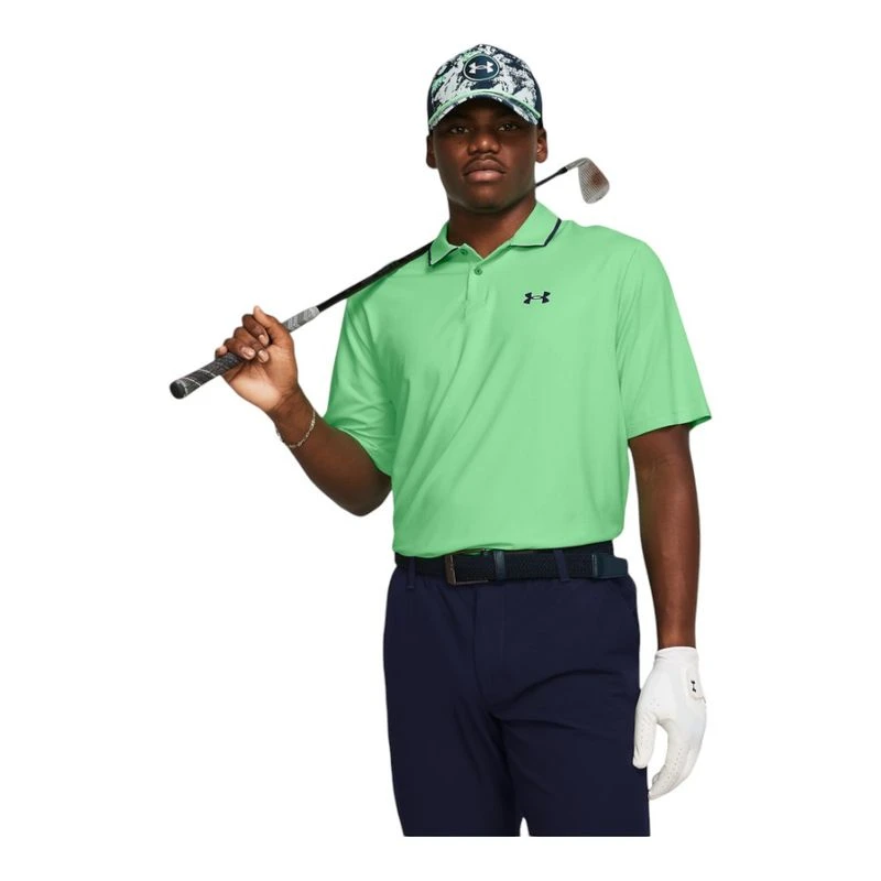 Under Armour Mens Iso-Chill Polo (Green) | Sportpursuit.com