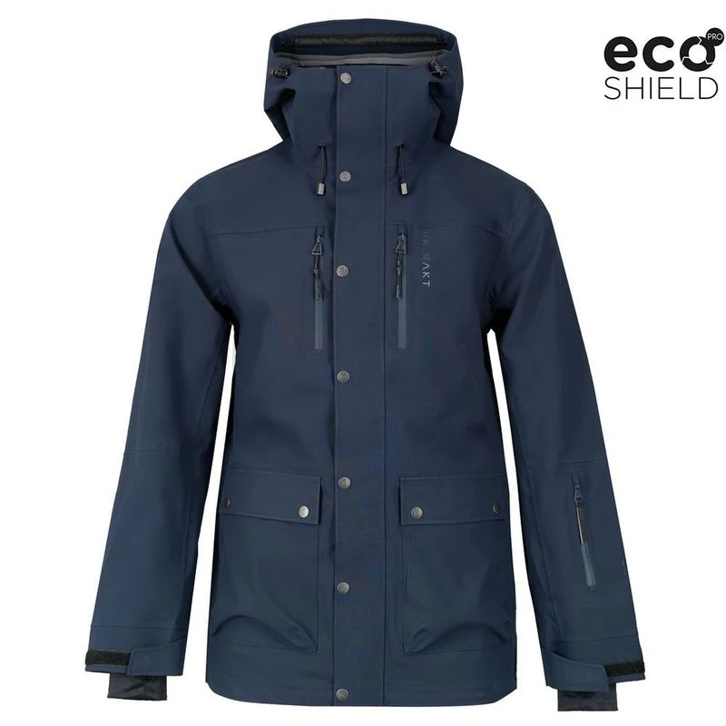 UNTRAKT Mens Quartz 3L Shell Jacket (Navy) | Sportpursuit.com