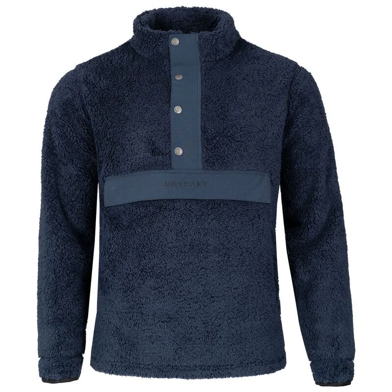 UNTRAKT Mens Wulfenite Fleece Jacket Navy Sportpursuit