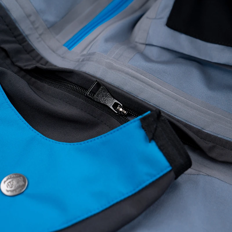 UNTRAKT Mens Obsidian 3L Shell Jacket (Bluebird)