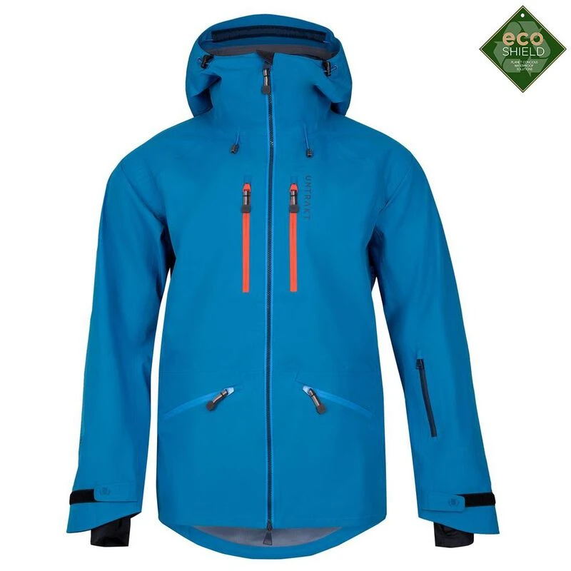 UNTRAKT Mens Obsidian 3L Shell Jacket (Bluebird