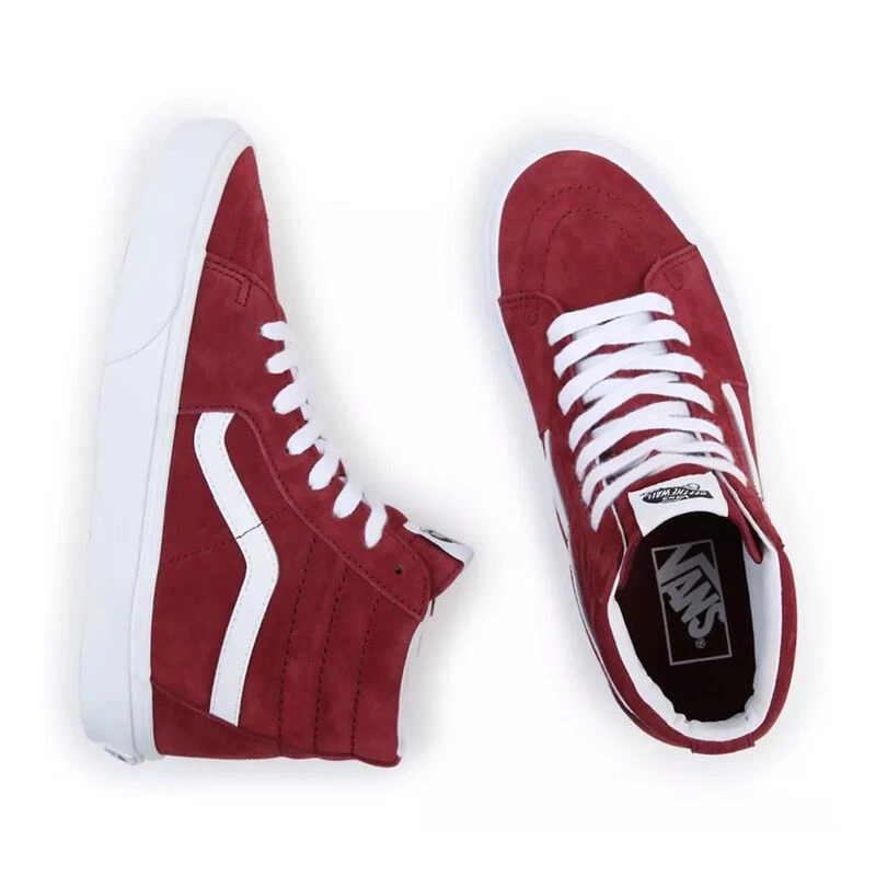 Vans red casual shoes on sale