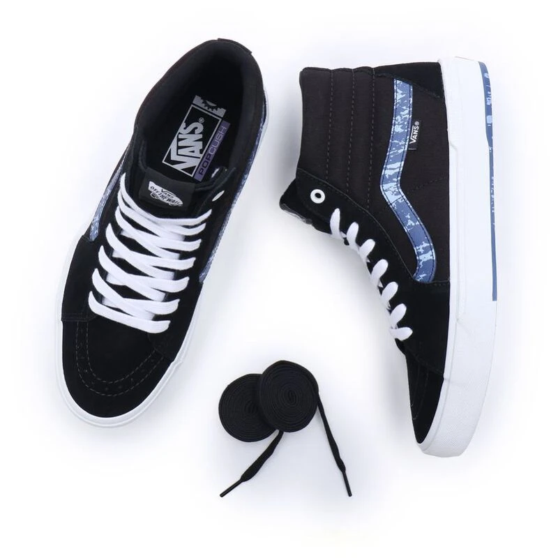 Vans sk8 mid black mysterioso 2025