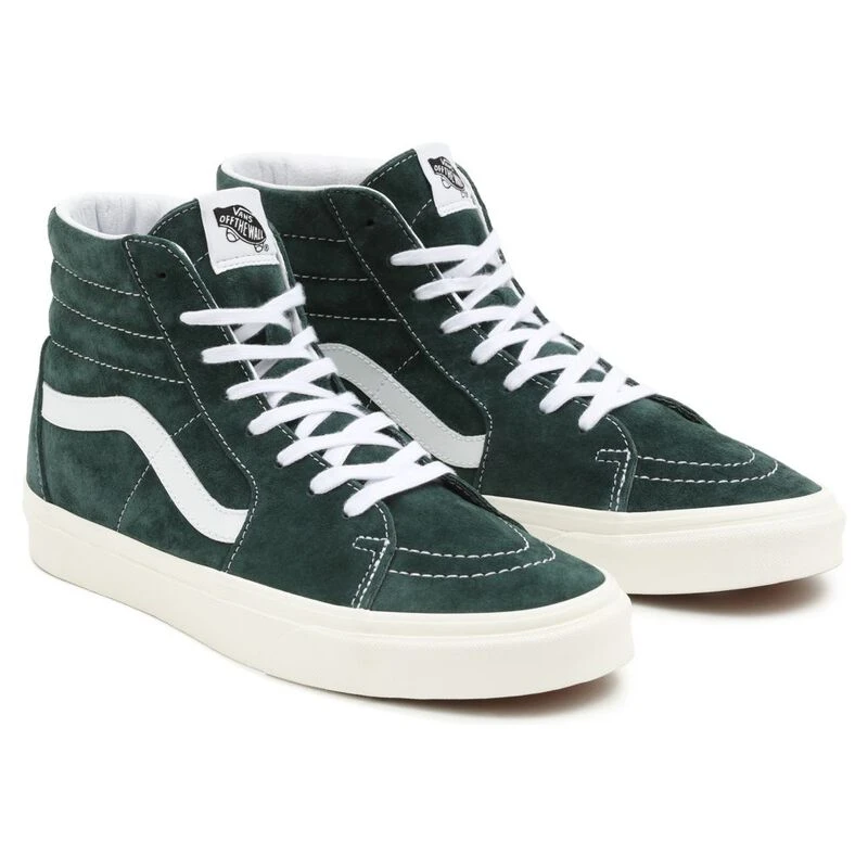 Vans Sk8 Hi Shoes Jungle Green Snow White Sportpursuit