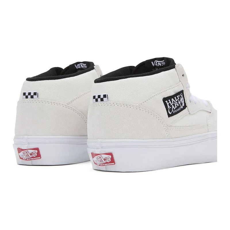 Vans Mens Skate Half Cab Casual Shoes (White) | Sportpursuit.com