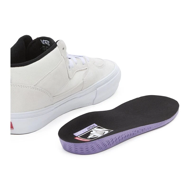 Vans Mens Skate Half Cab Casual Shoes (White) | Sportpursuit.com