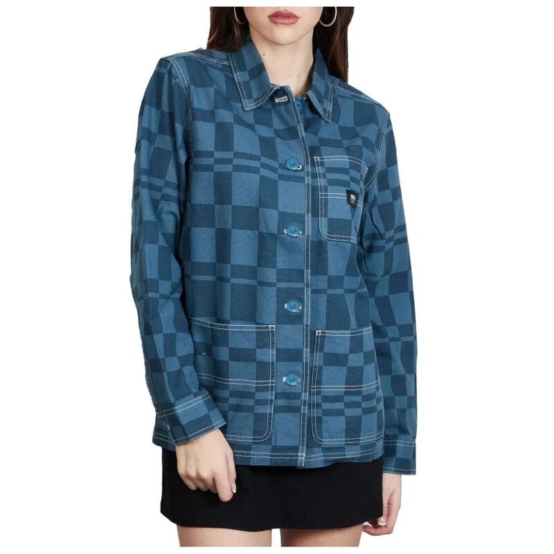 Vans Veste Drill II Chore Femme Bleu privatesportshop.be fr