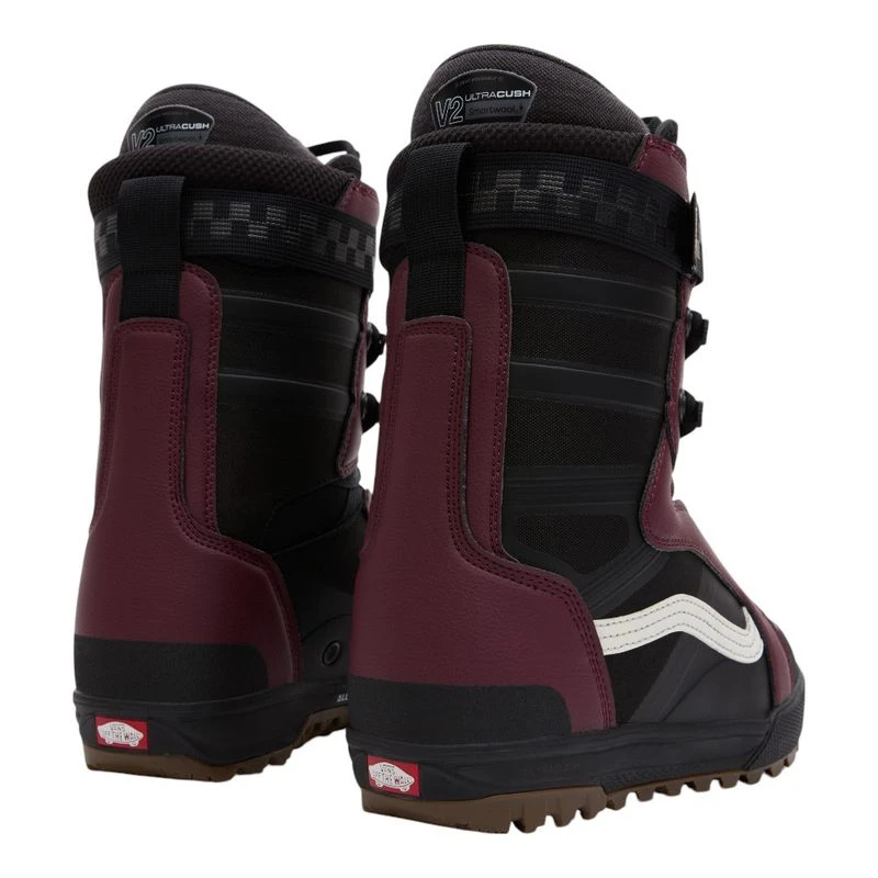 Vans Womens HI-Standard Pro Snowboard Boots (Black/Burgundy