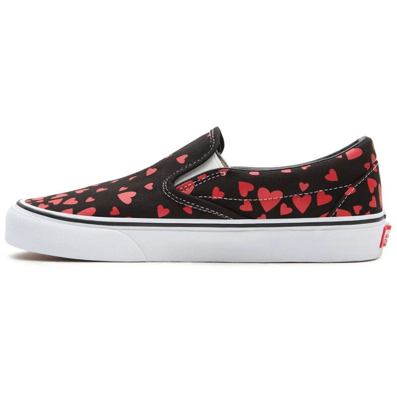Red vans shoes slip ons online
