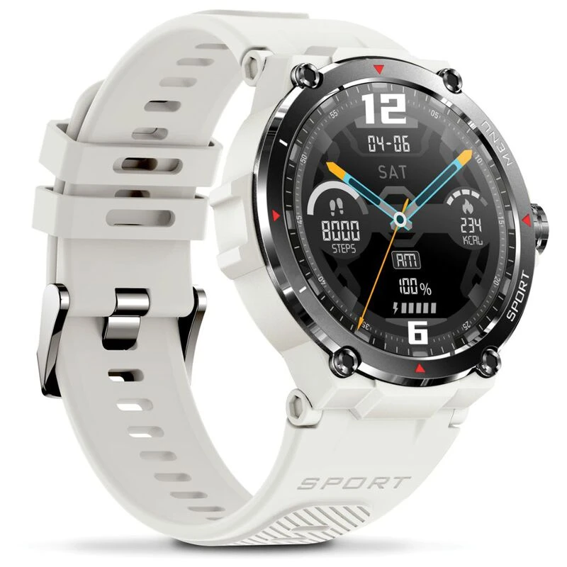 Veho Kuzo F1 S Sports Watch White Sportpursuit
