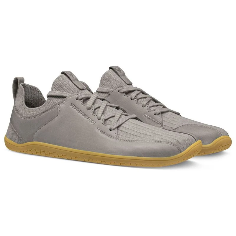 Vivobarefoot Mens Primus Knit II Shoes Zinc Sportpursuit