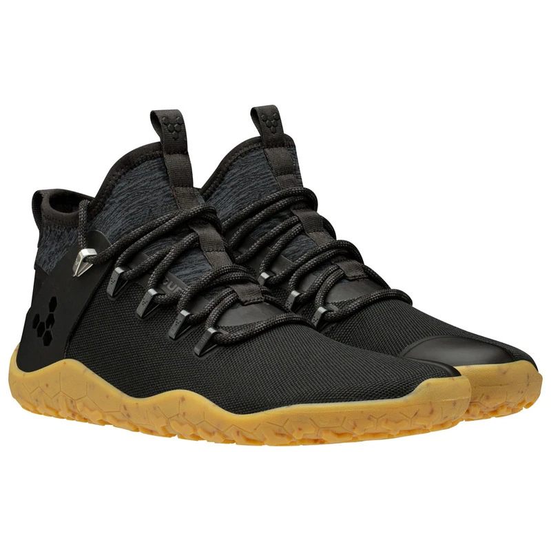 Vivobarefoot Womens Magna Trail FG Boots Obsidian Black Sportpursu