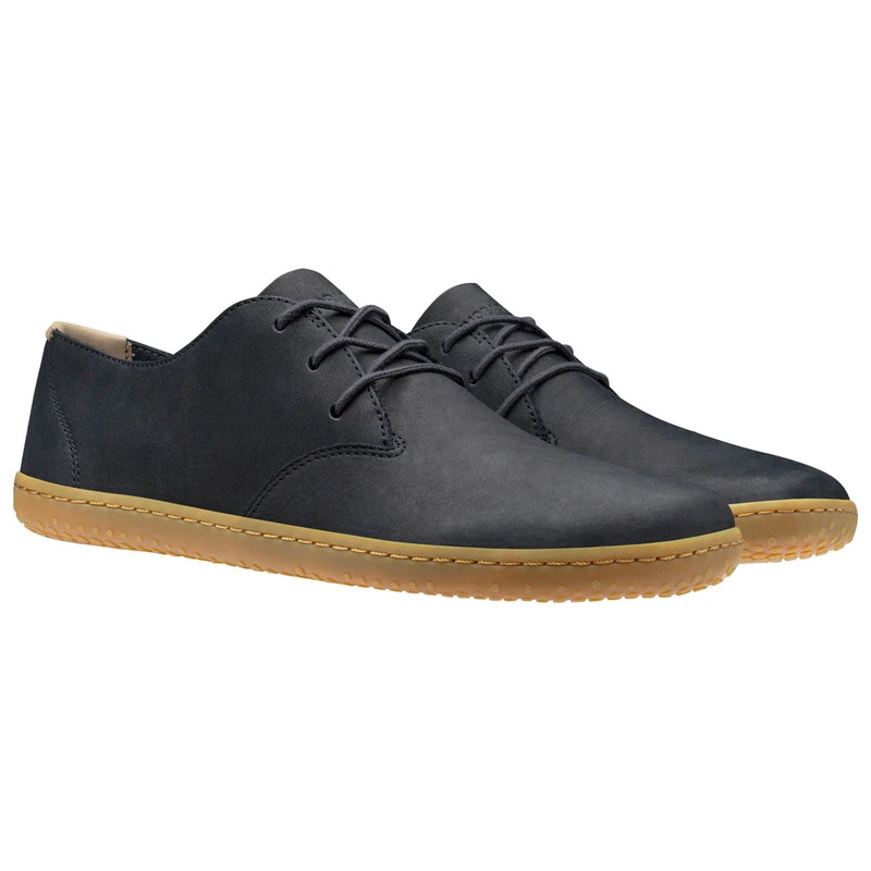 Vivobarefoot Mens Ra II Leather Shoes Midnight Navy Sportpursuit.c