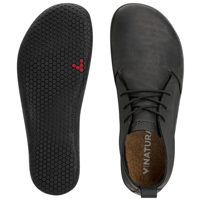 Vivobarefoot Mens Gobi II Shoes Obsidian Sportpursuit