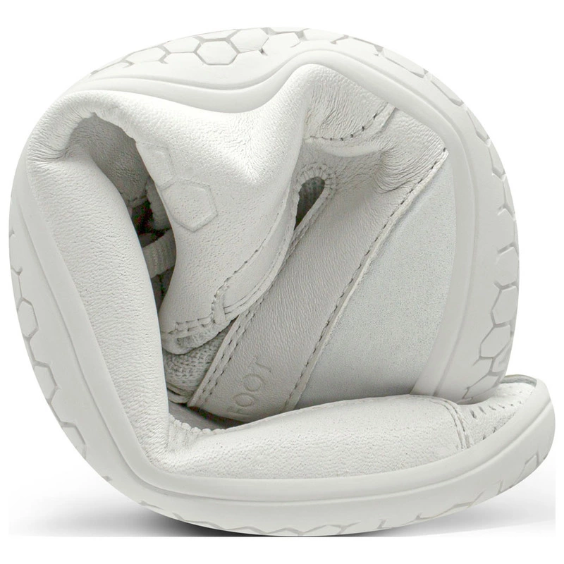 Vivobarefoot Mens Primus Knit Lux Leather Shoes (White  display picture 3