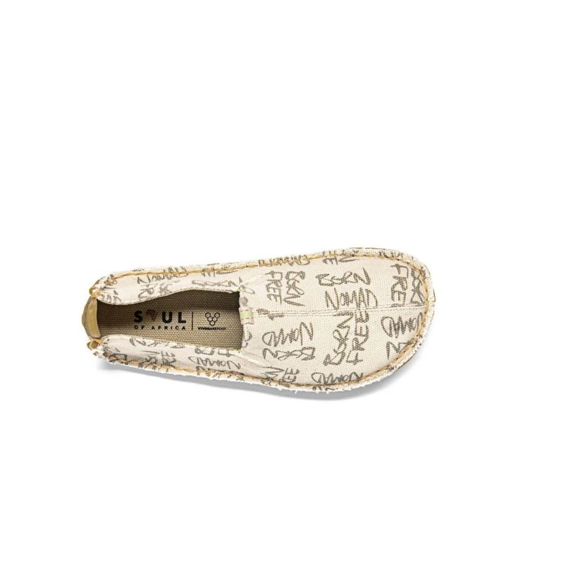 VIVOBAREFOOT Kids Ababa Shoes Cream Born Free Canvas Sportpursuit
