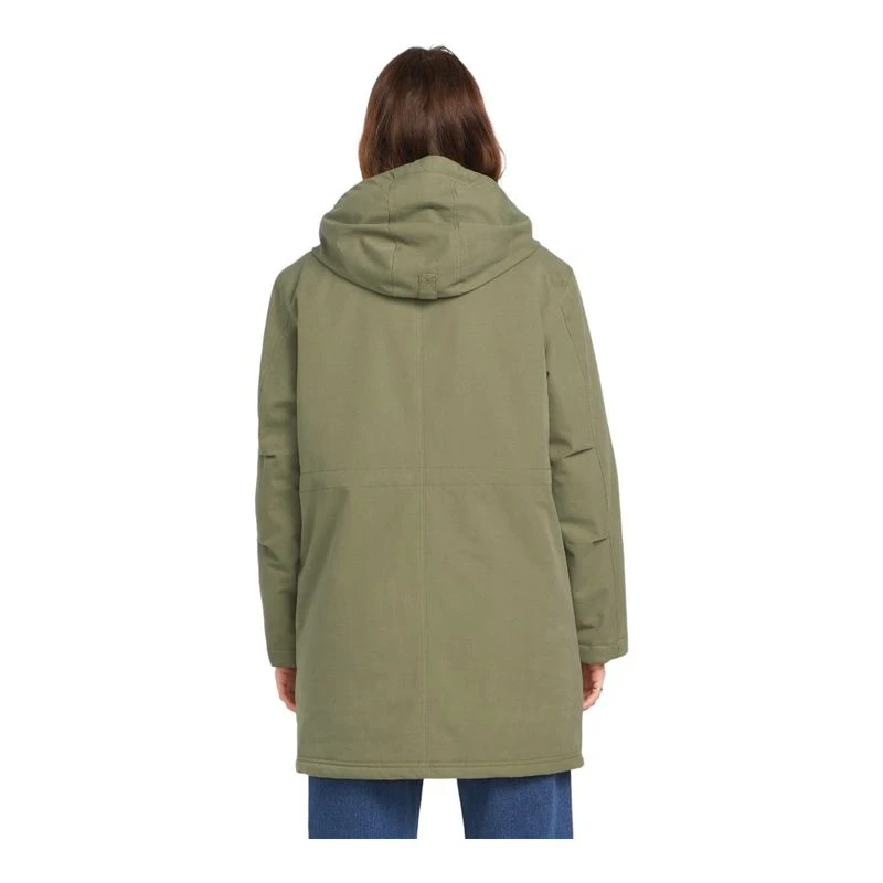 Bomber Volcom Femme Olive - Taille S - Occasion Très Bon état - Style Militaire