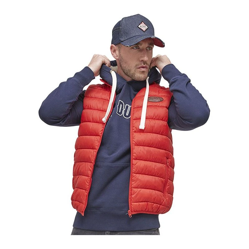Veste sans manche homme rouge clearance