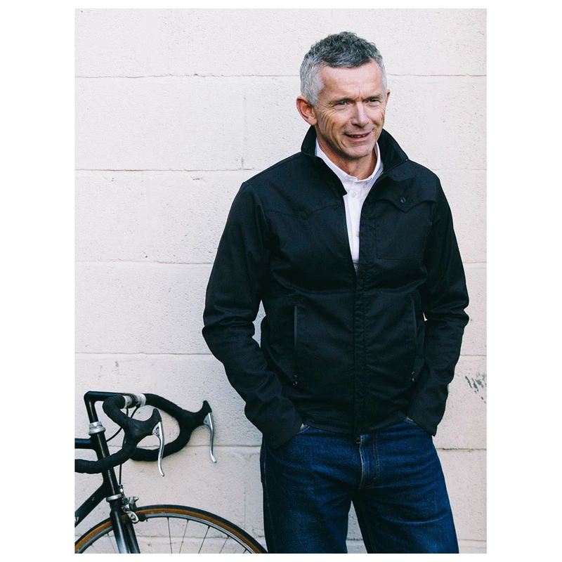 Vulpine Mens Harrington Rain Jacket Charcoal Sportpursuit