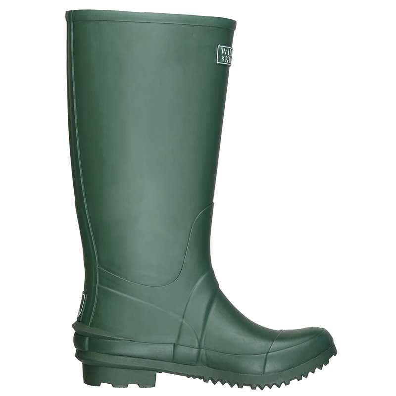 Tall green rain boots deals
