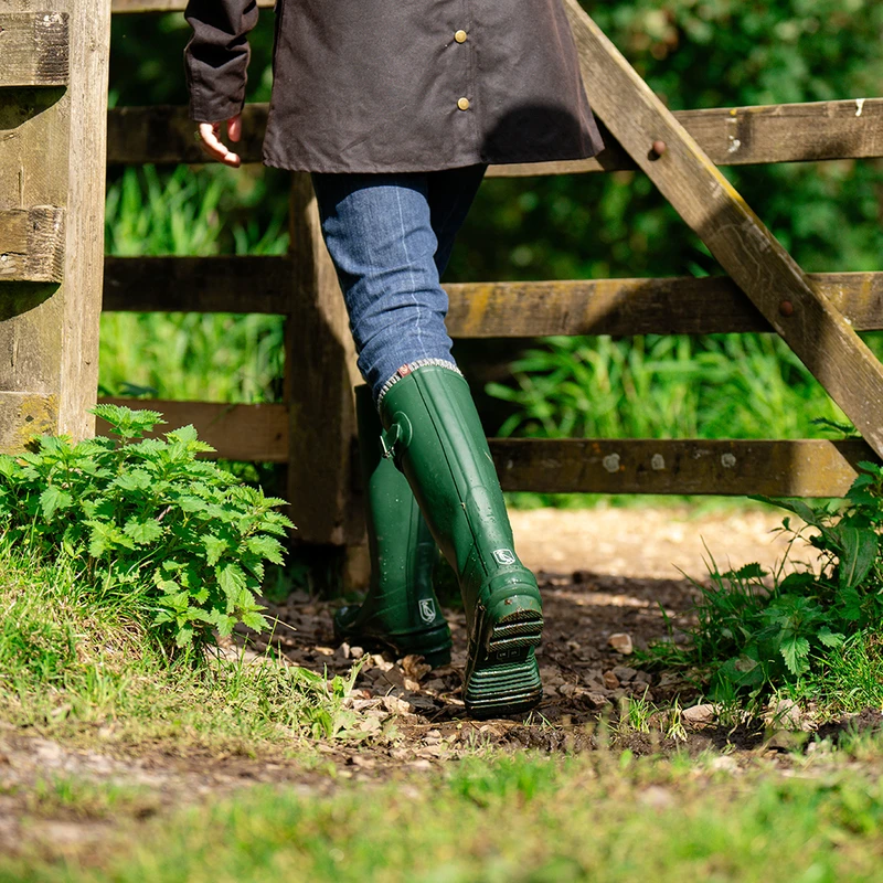 WildeandKing Womens Netherfield Wellington Boots Green Sportpursui