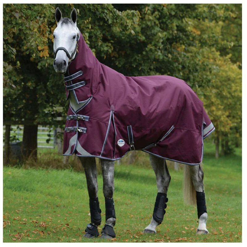 Weatherbeeta ComFitec Plus Dynamic Detach-A-Neck Lite - 4'6 (Purple/Black) *Clearance