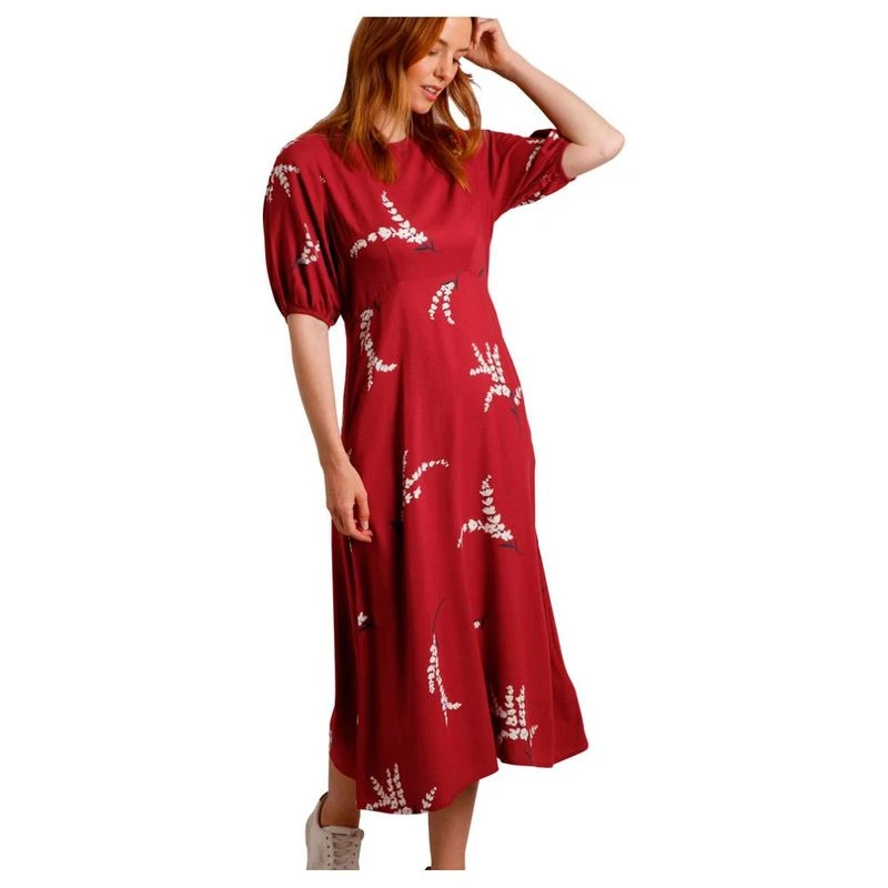 Women's Printed Dress,Red main image 0