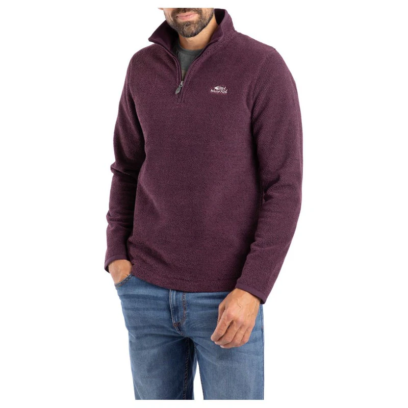 Polaire Homme Weird Fish – 1/4 Zip – Vert Moyen/gris – Taille M – Occasion TBE