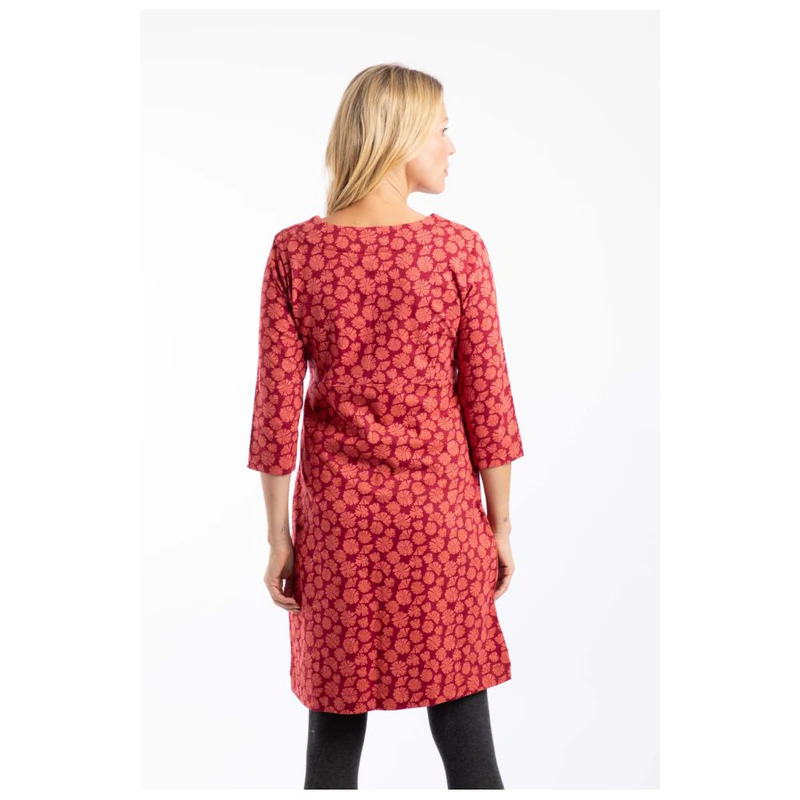 Weird Fish - Tallahassee Printed Jersey Dress in Fuchsia Punch (203972) | Baldwins