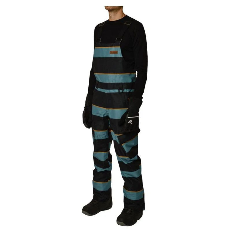 Westbeach Mens Kingman Bib Trousers Endless Blue Super Stripe