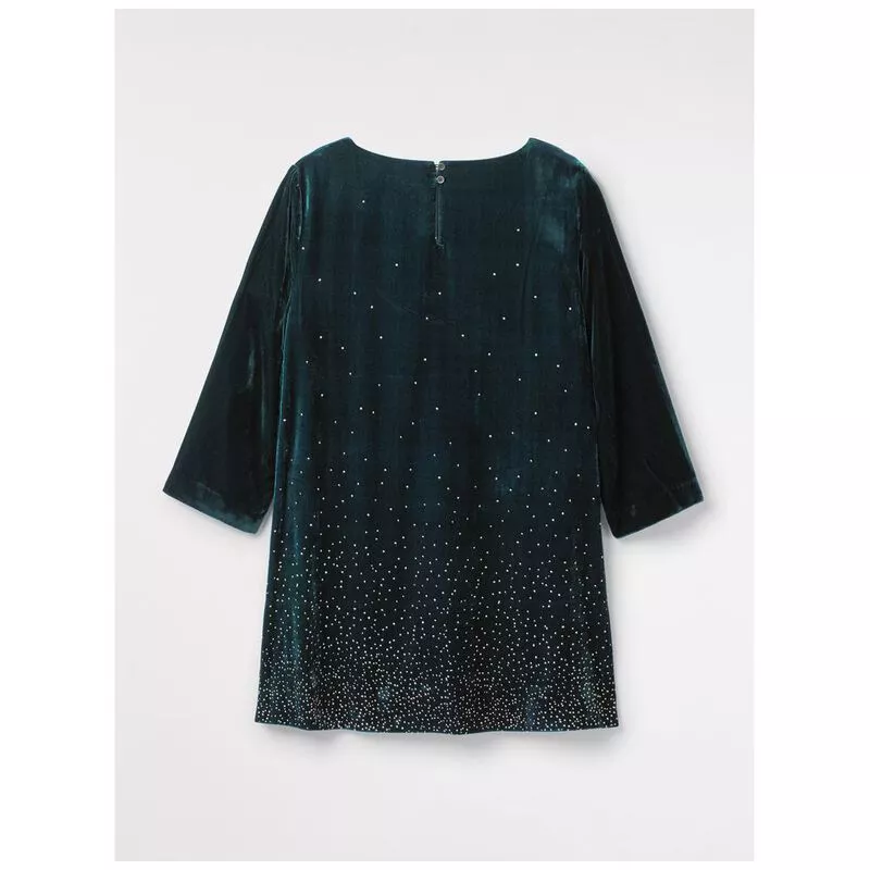 White stuff velvet tunic top