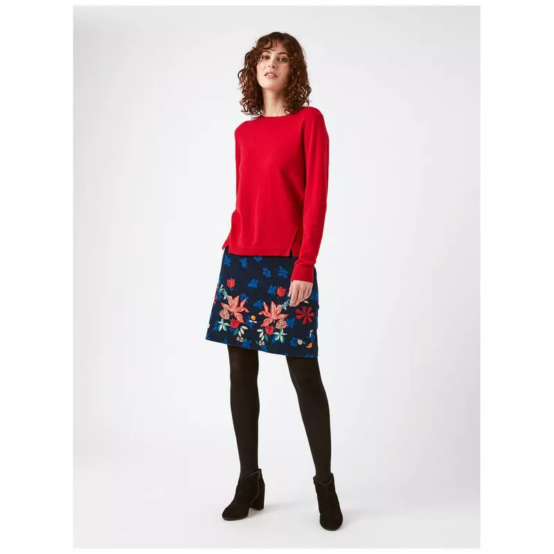Velvet skirt white stuff outlet