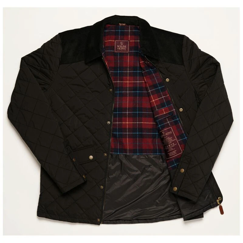 Wilde and King Mens Barnard Quilted Jacket (Black) | Sportpursuit.com