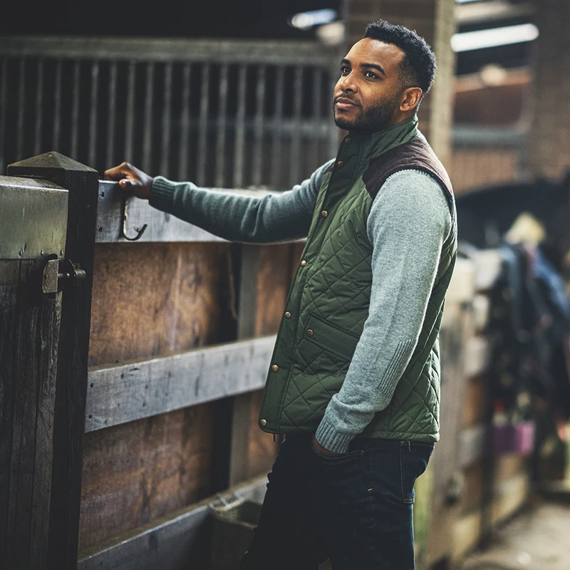 Veste sans manche verte outlet