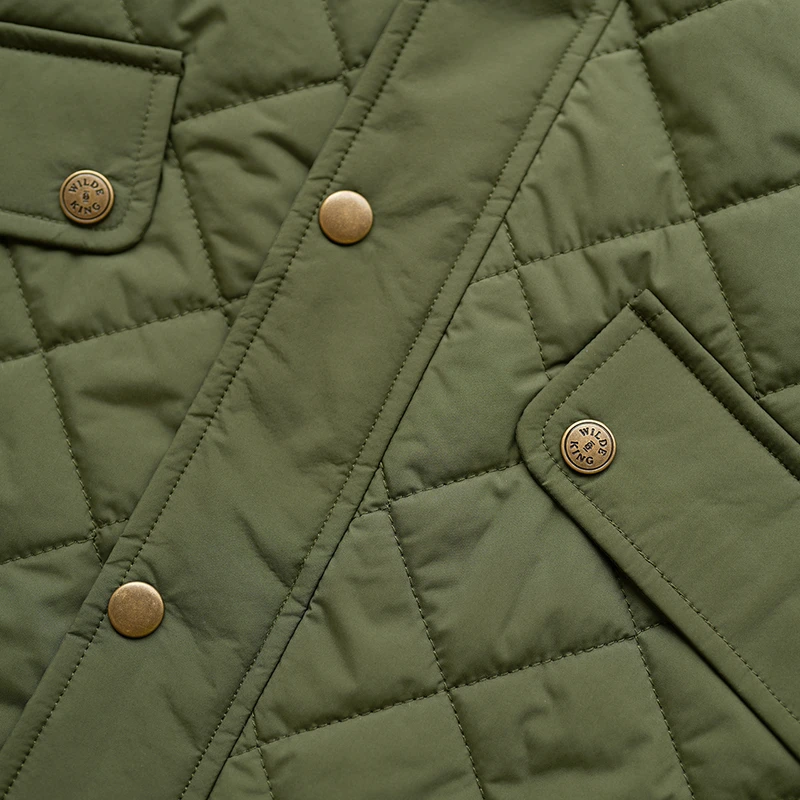 Wilde and King Mens Barnard Quilted Gilet Olive Sportpursuit