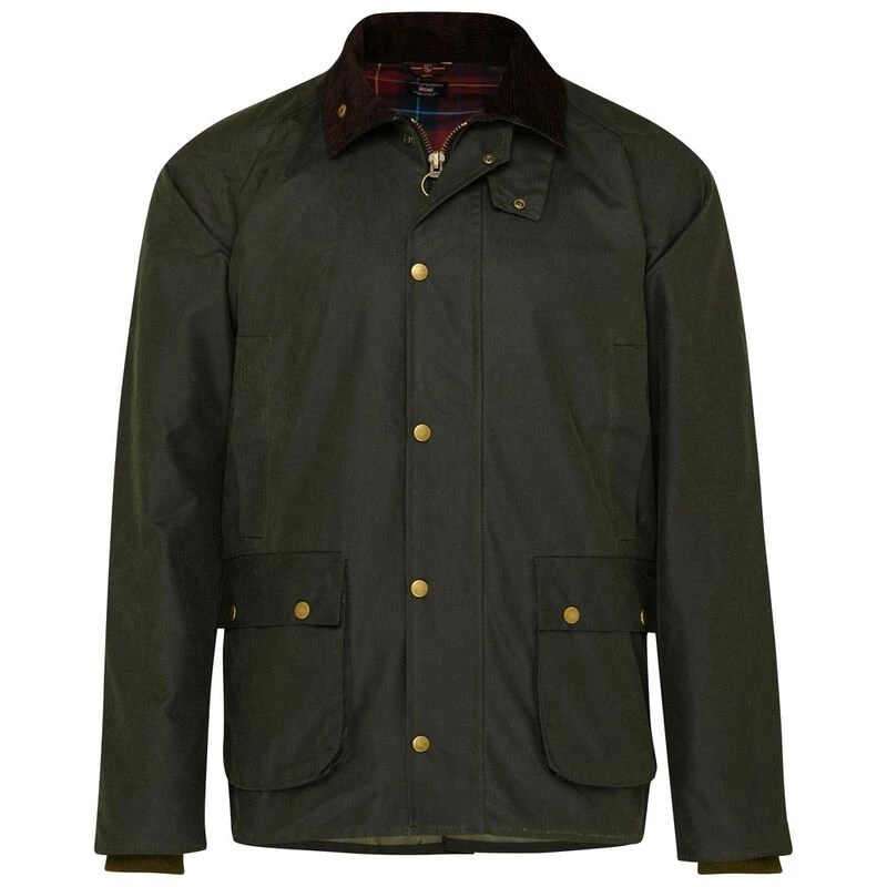 Wilde and King Mens Barton Waxed Jacket (Olive) | Sportpursuit.com