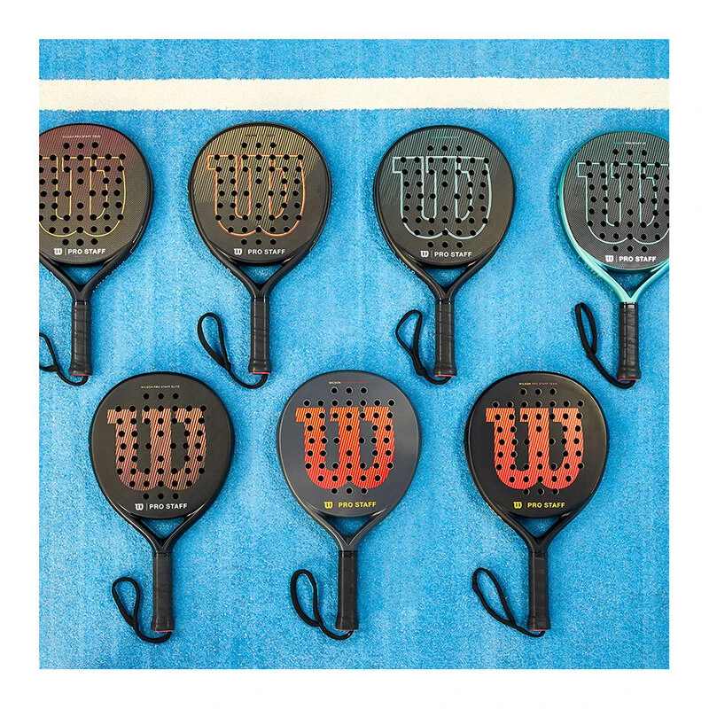 Racchetta Da Padel Wilson Pro Staff V2 Team - Unisex Adulti - Nero/Rosso/Giallo - Foto 8
