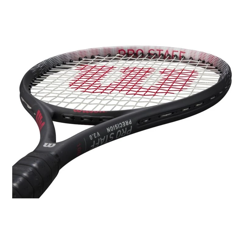 Raquette de tennis Wilson jeunesse noir et rouge titane 25