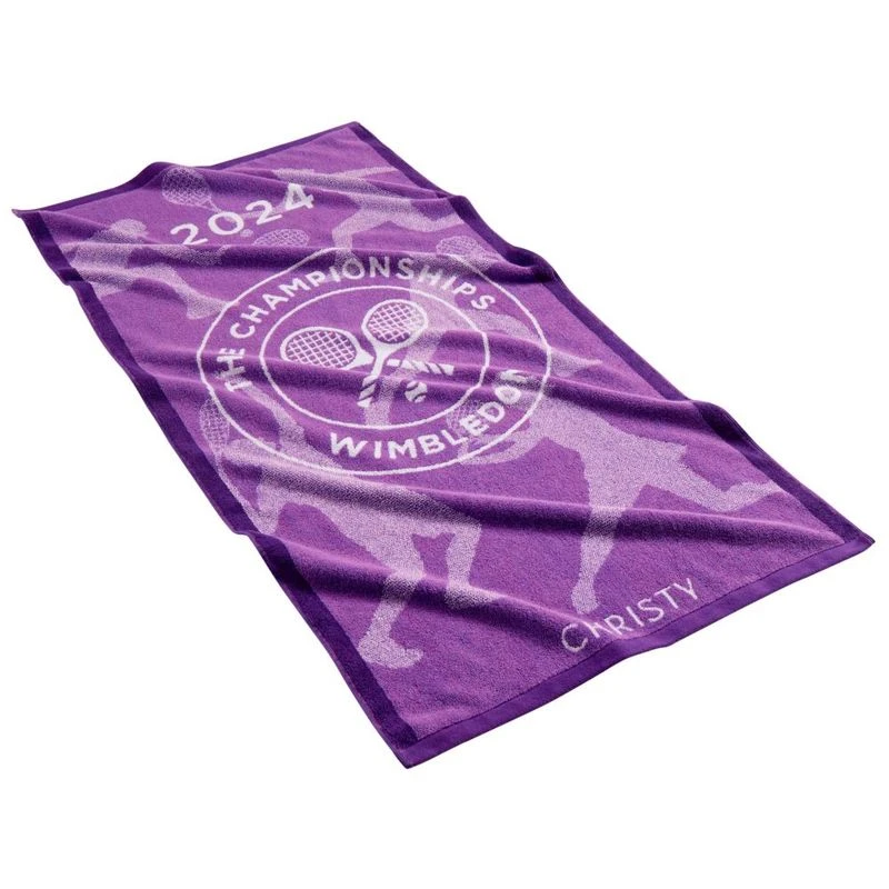 Wimbledon Championship Towel (Hyacinth) | Sportpursuit.com