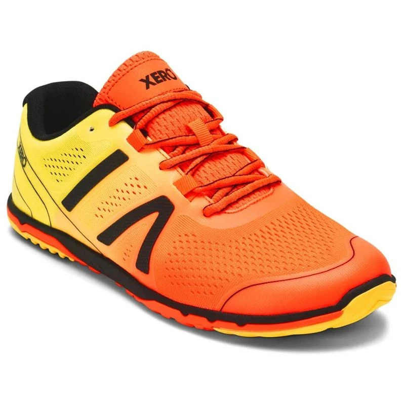 Xero Shoes Mens HFS II Running Shoes Neon Orange Sportpursuit