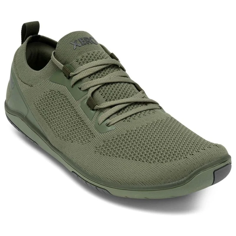 Xero Shoes Mens Nexus Knit Running Shoes Olive Sportpursuit