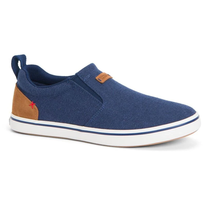 Xtratuf Mens Sharkbyte Canvas Deck Shoes Navy Sportpursuit xtratuf-mens-sharkbyte-canvas-deck-shoes-navy-sportpursuit