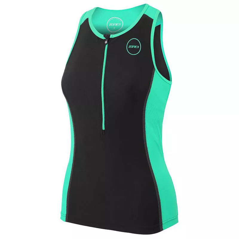 Culote Ciclista Mujer Pantalones Cortos ZONE3 Aquaflo Plus Para